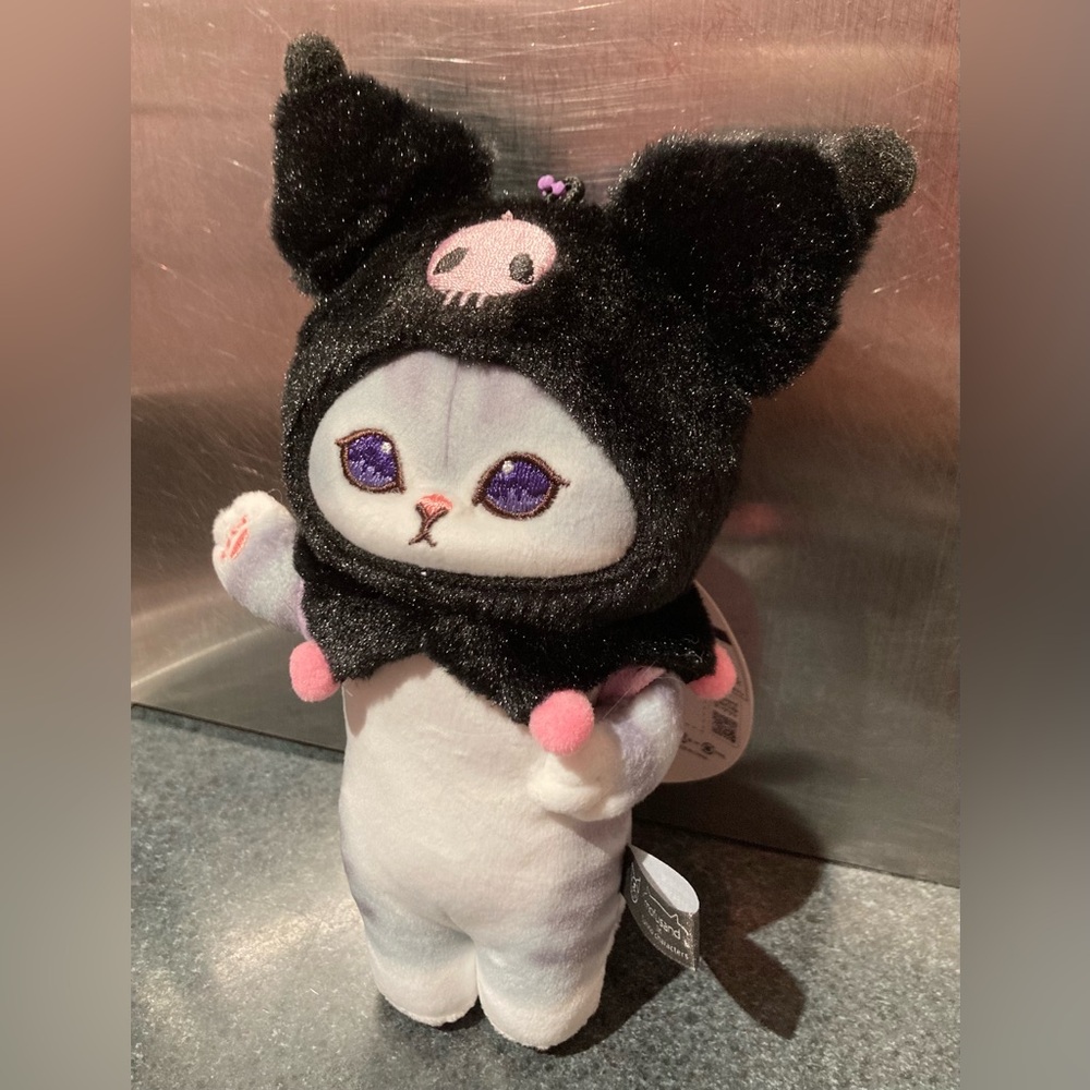 🐱🐰 20cm Sanrio Mofusand Cat Cross-Dressing Kuromi My Melody Plush Stuff Doll Toy - Picture 3 of 10